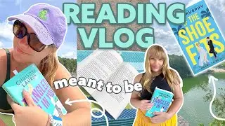 MEANT TO BE READING VLOG 🏰☀️ Tangled Up In You & If The Shoe Fits | Cozy August Book Week In My Life