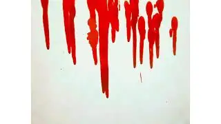 Blood Dripping on White Background Video 2 | 🩸💉