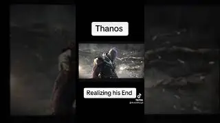 Thanos realizes his defeat.