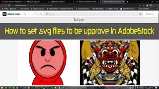 How to set .svg files to be upprove in AdobeStock
