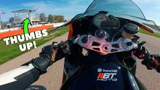 THIS TRACK ALLOWS WHEELIES! Riding with 