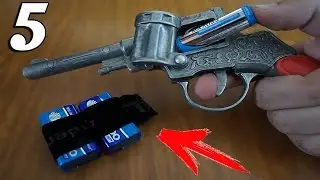 ✓ 5 Крутых Лайфхаков с КРОНОЙ ! Топ 5 самоделок из батарейки (кроны) .