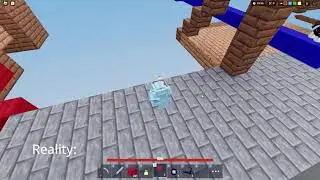 What happens if you use balloons and small potion on roblox bedwars?