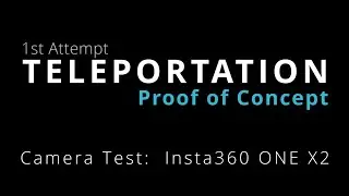 Teleportation using Insta360 ONE X2 and DaVinci Resolve 17