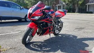 2008 Honda CBR 600rr Riding Back Country Roads Park 1