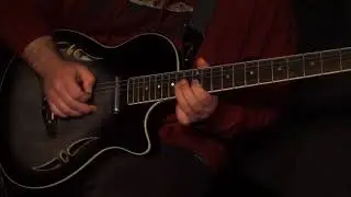 Harley Benton Custom Line Nashville sound demo (acoustic piezo and lipstick electro pickups)