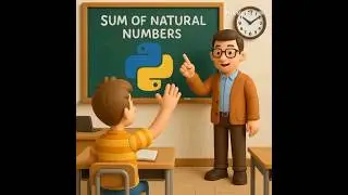 Sum of Natural Numbers in Python | Loop Practice | Python for Beginners