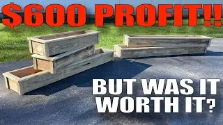 Simple Window Boxes / Beginner Woodworking Project
