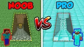 Minecraft NOOB vs. PRO: SECRET STAIRS in Minecraft!
