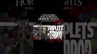 🚨HHN Orlando has released their sixth and final original house of the year, Triplets of Terror!🚨