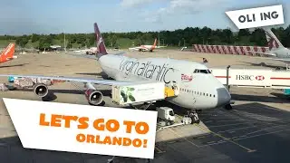 VS27 London To Orlando Virgin Atlantic Flight