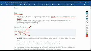 MATLAB For Loop Tutorial:  Learn to Use For Loops in easy way