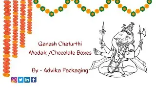 Ganesh Chaturthi Modak Boxes #advikapackagingmaterials