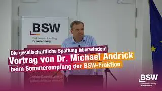 Die gesellschaftliche Spaltung überwinden – Vortrag von Dr. Michael Andrick  | 27.08.2026