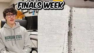 Day In the Life At Michigan State University | Finals Week Edition