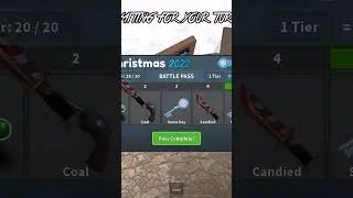 Claiming Candied Knife in the 2022 Christmas update (Murder Mystery 2)
