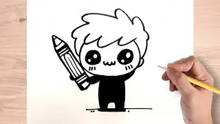 How to draw a kid