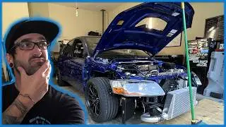 I HAD To Fix This On The Evo... | + OEM Hood Install