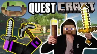 Standalone Java Minecraft VR With QuestCraft (Oculus Quest 2)
