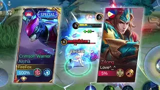 ALPHA 1 Hit Build vs Top Run Hero ZILONG | TOP GLOBAL ALPHA BUILD | MLBB