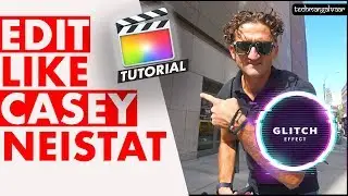 How Edit like Casey Neistat - Glitch effect - Flicker effect - Final cut pro x tutorial