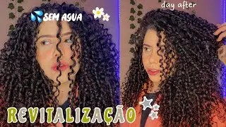 como revitalizar os cachos no frio *SEM MOLHAR* day after