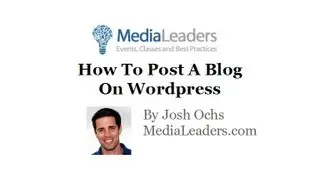 How to Post A Blog On Wordpress (SEO Tips)