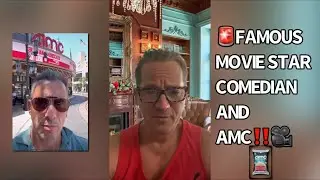 AMC NEWS‼️movie star comedian🎤Sebastian Maniscalco 🎥ENDORSES AMC