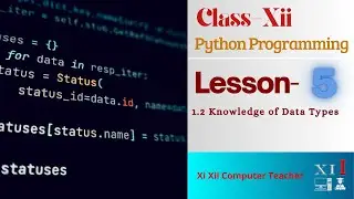 1.2. Knowledge of Data Types