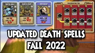 Wizard101: 💀UPDATED DEATH SPELLS - FALL 2022💀