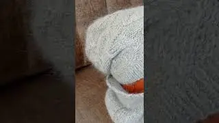 шапка+снуд из пуха норки