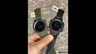 Skmei 1231BK All Black + Compass.   Skmei 1231AG Military + Compass