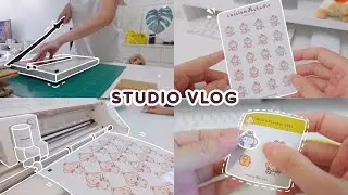 [Studio VLOG] March Shop Update | Pros & Cons of Silhouette Portrait | Small Business Owner