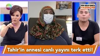 Tahir'in annesi, oğlunun kendisinden para çaldığını öğrenince yayını terk etti!