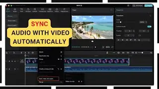 How to Sync Audio with Video Automatically | Easy Tutorial 2025