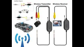 Как сделать #беспроводную #камеру заднего хода #2,4G