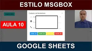 Iniciando Códigos de Estilo Msgbox HTML Personalizada - Apps Script - Planilhas Google - Aula 10