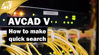 AVCAD V - AVCAD for Microsoft Visio - How to make quick search