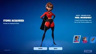 Buying the Mrs. Incredible Skin in Fortnite!