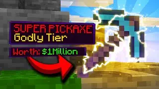 SUPER PICKAXE is INSANELY OP! | Minecraft Prisons