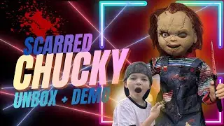 Home Depot Scarred Chucky Animatronic | NEW Unboxing + Demo (Halloween 2025/2026)