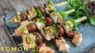 MÜKEMMEL LEZZET!! MANGALDA SOMON ŞİŞ TARİFİ!