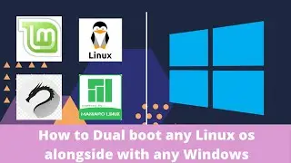 How to dual boot any linux os  alongside with Windows without data loss | Both Legacy and UEFI 2022