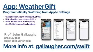 Ch. 6.20 - Programmatically Switch from App to Settings