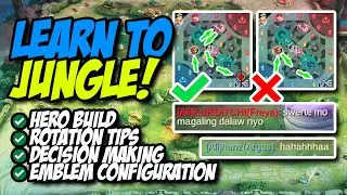 HILDA JUNGLE ROTATION, DECISION MAKING, AND TIPS || MOBILE LEGENDS RANKED GAME GUIDE
