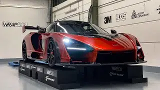 1.4 million € 🔥 Wrapping the McLaren Senna with XPEL paint protection film // Visiting Wrapsign