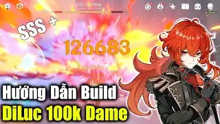 Build Guide - Diluc 100k Damage - Textbook Standard - Genshin Impact