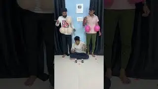 Guess Ball In Cup With Pop Balloon Challenge #shorts