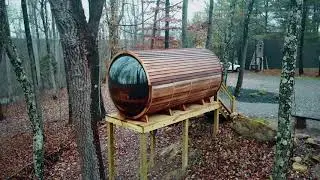 Panoramic Sauna Pods in Hocking Hills, Ohio