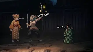 We voiced over demon slayer and made it brain rot...